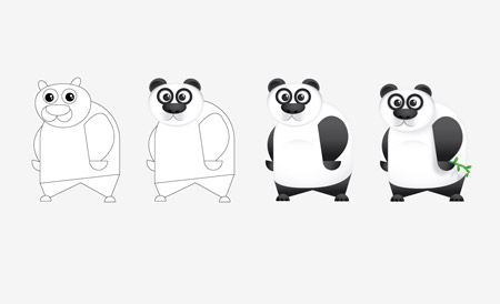 Create A Cool Vector Panda Character In Illustrator