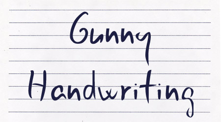 Gunny Handwriting font