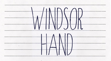 Windsor Hand font