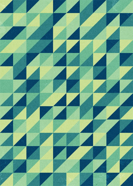 Retro triangle pattern