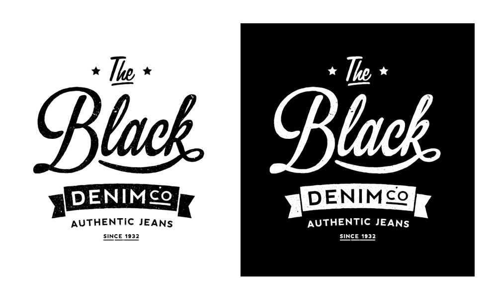 Black Design Logo