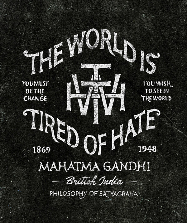 The World is Tired of Hate by BMD Design