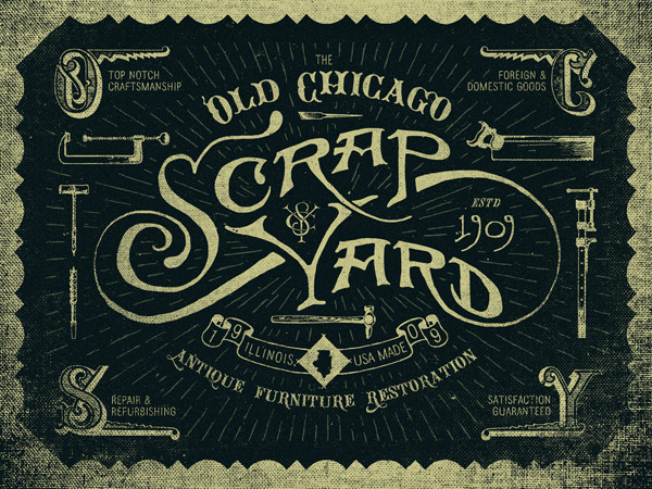 Old Chicago Scrapyard by Adam Trageser