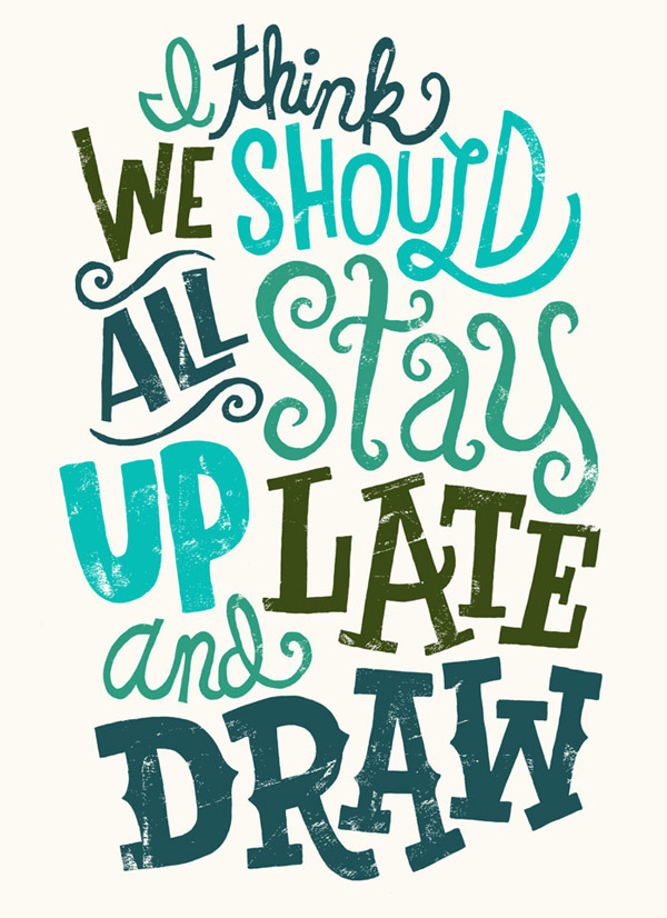 Cool lettering to draw