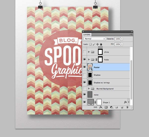 Editing the smart object in a mockup PSD