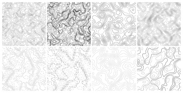 Topographic Map patterns