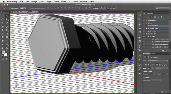 How to Reshape 3D Models in Photoshop CS6 Extende