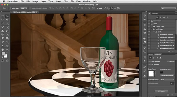 Create Lathed 3D Objects in Photoshop