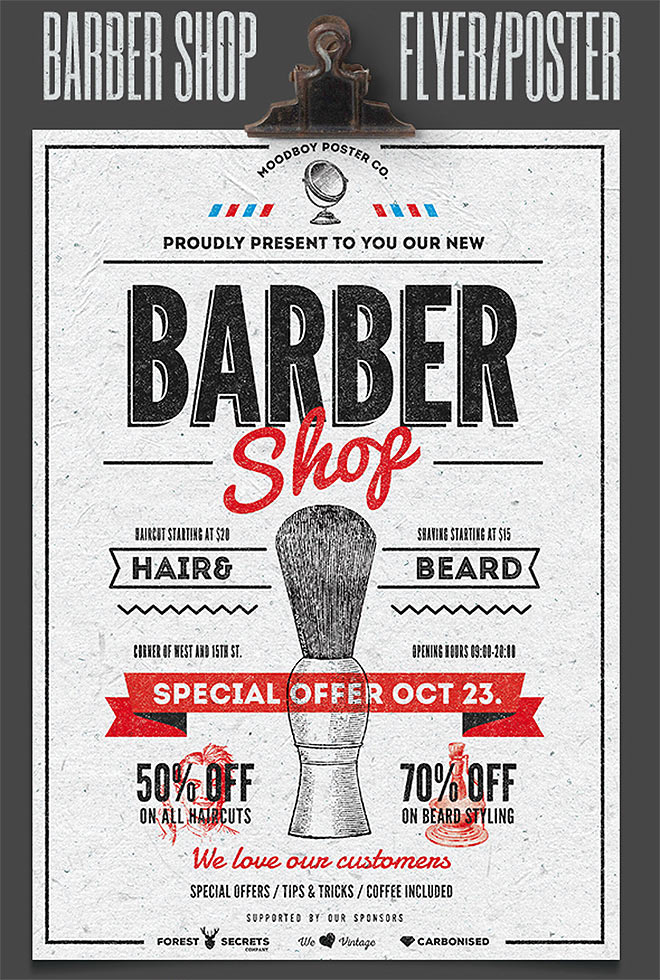 55 Dapper Branding Design Projects for Barber Shops