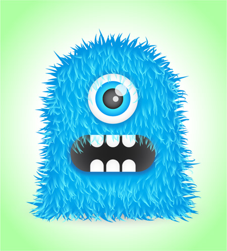 Free Cute Furry Monster Icons for Mac, PC and Web