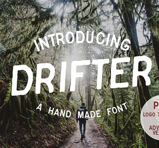 Drifter Font & Logo Kit