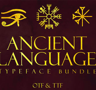 Ancient and Futuristic Fonts Bundle