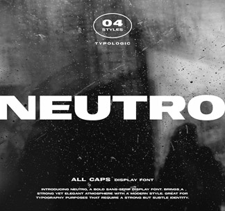 Neutro Display Font