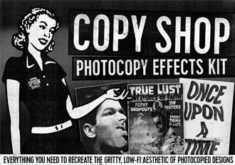 Copy Shop Photocopy Effects Kit