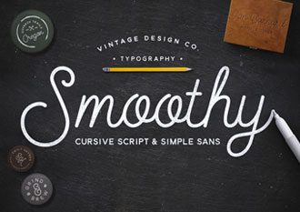 Smoothy Script & Sans fonts