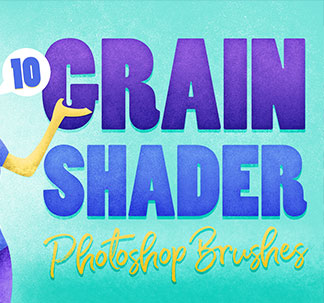 Grain Shader Photoshop Brushes