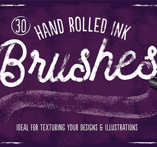 30 Hand Rolled Ink Brushes