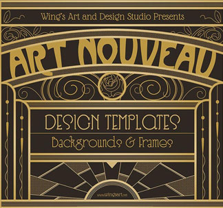 Art Nouveau Design Templates