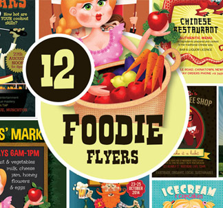 12 Foodie Flyer Templates