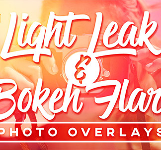 30 Light Leak Photo Overlays