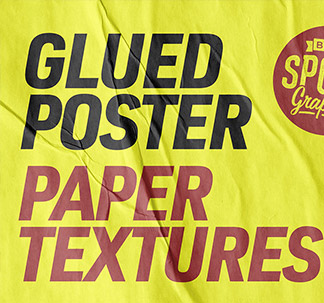 Glued Poster Paper Textures