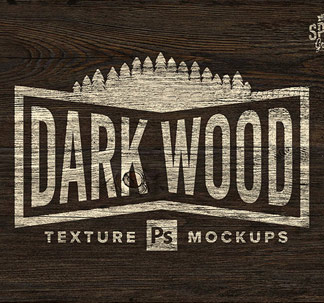 7 Dark Wood Texture Mockups