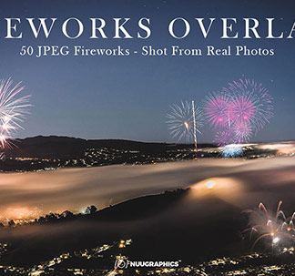 50 Fireworks Overlays for Photoshop