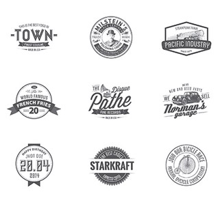 Vintage Logo Templates (50 vectors)