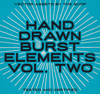 36 Hand-Drawn Burst Elements
