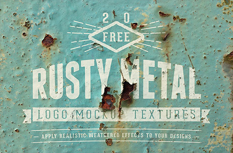 Rusty Metal Logo Mockups