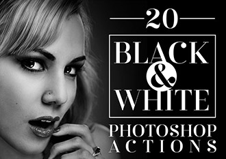 Black & White Photo Effect Actions