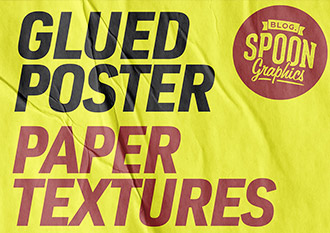 10 Glued Paper Textures