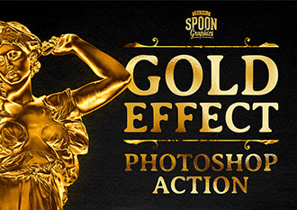 Gold Effect Photoshop Action