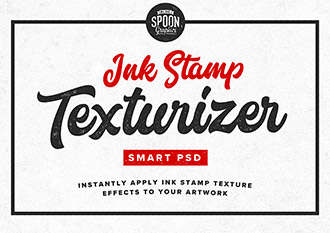 Ink Stamp Texturizer Smart PSD