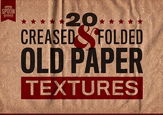 20 Creased & Folded Old Paper Textures