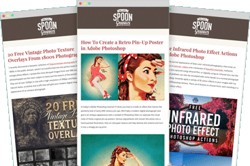 Subscribe receive Spoon Graphics newsletters