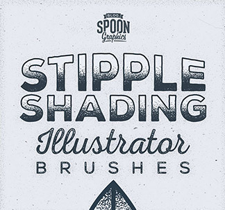 Stipple Shading Illustrator Brushes