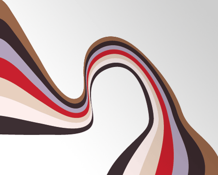 Create a Colourful Stripey Ribbon in Illustrator