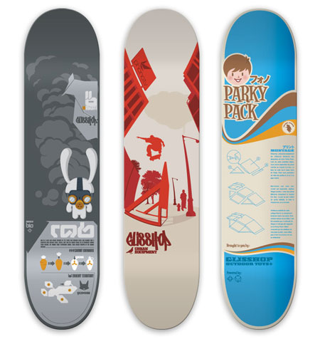 220+ awesome skateboard graphics