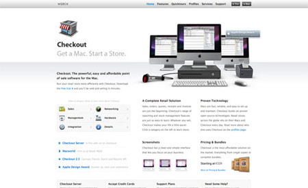 Apple products in web design