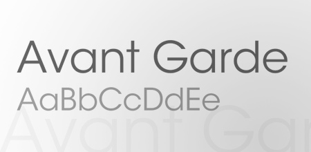 avant garde font free download mac