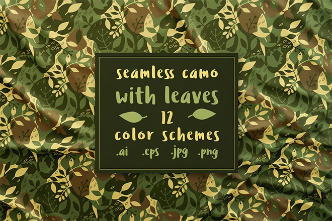 How to Create an Easy Seamless Camo Pattern Repeat in Adobe