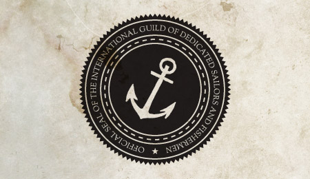 Retro emblem logo example