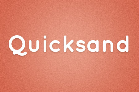 Download the Quicksand font