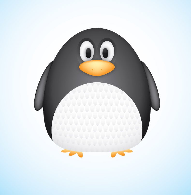 Create a Cute Twitter Bird Character in Illustrator -DesignBump