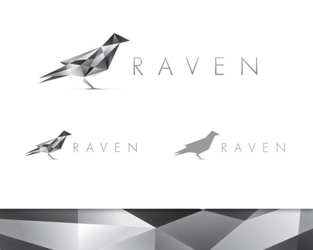 Raven logo design
