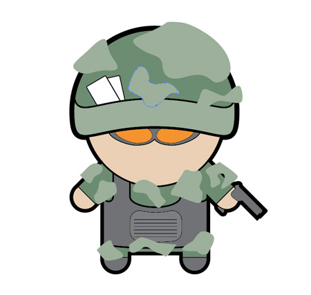 how to draw a army man