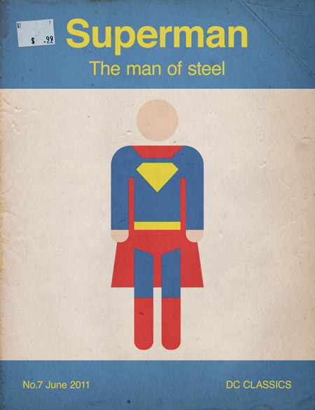 Retro Superman book cover