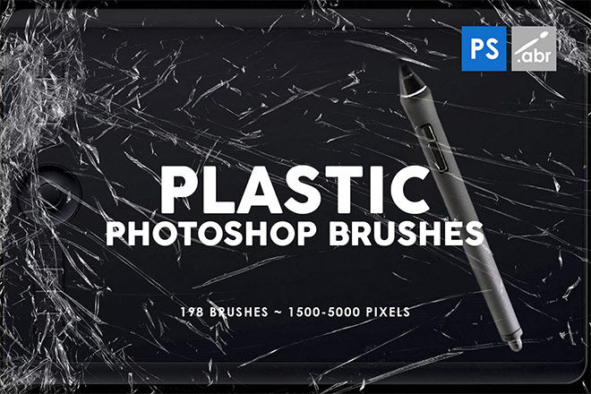 198 Plastic Photoshop Brushes