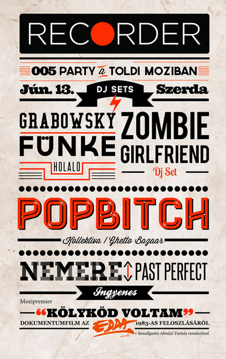 View the typography poster design